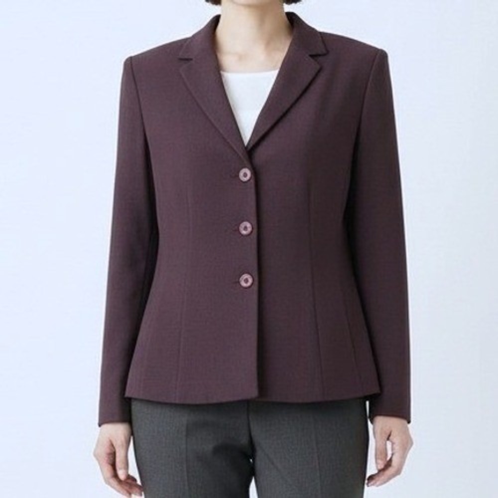 Koret Petite Brown 3-Button Blazer Jacket Size 12P‎